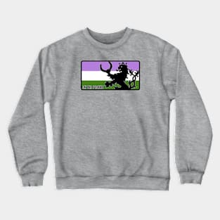 An Tir Pride - Genderqueer - Oblong Crewneck Sweatshirt